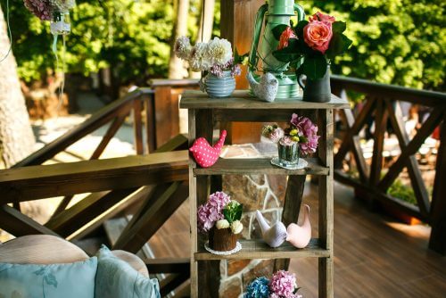 ハシゴのディスプレイ