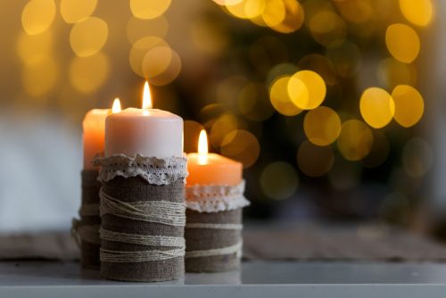 キャンドルをおしゃれに見せる