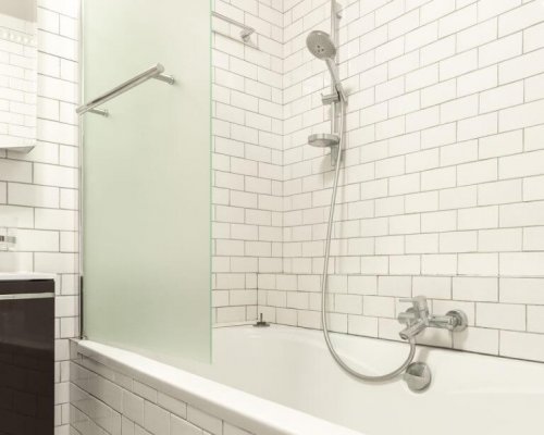 シャワードア 素材 すりガラス 曇り窓