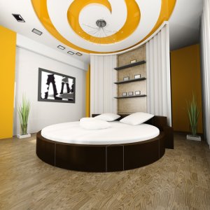 ラウンドベッド