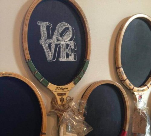 テニスラケットを使ったDIY