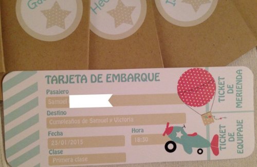 誕生会の招待状