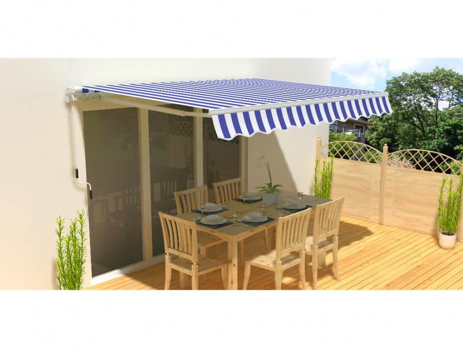 自宅のテラスにぴったりのオーニング4選 可動式