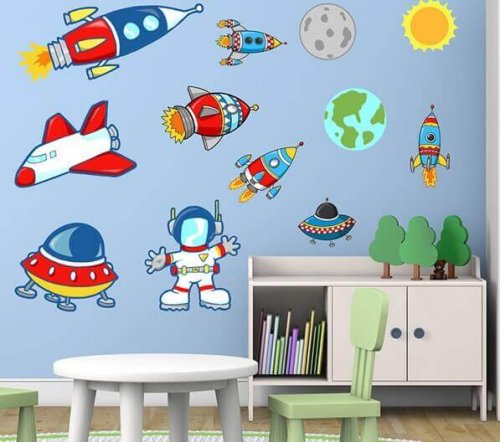 子供部屋に最適なビニールデカールを選ぼう!-宇宙をモチーフにしたデザイン