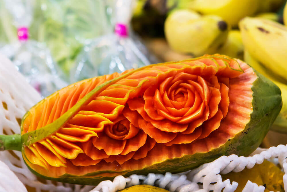 パーティーにぴったりの飾り切りアート Mukimonoアート