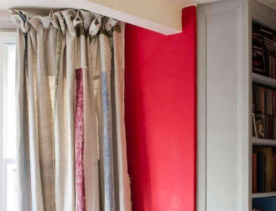 キャンバス生地のカーテネン