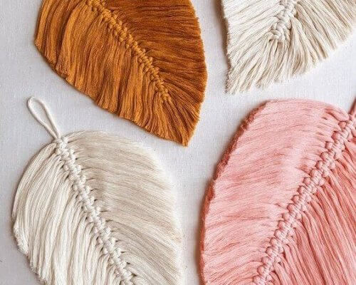 マクラメ コースター