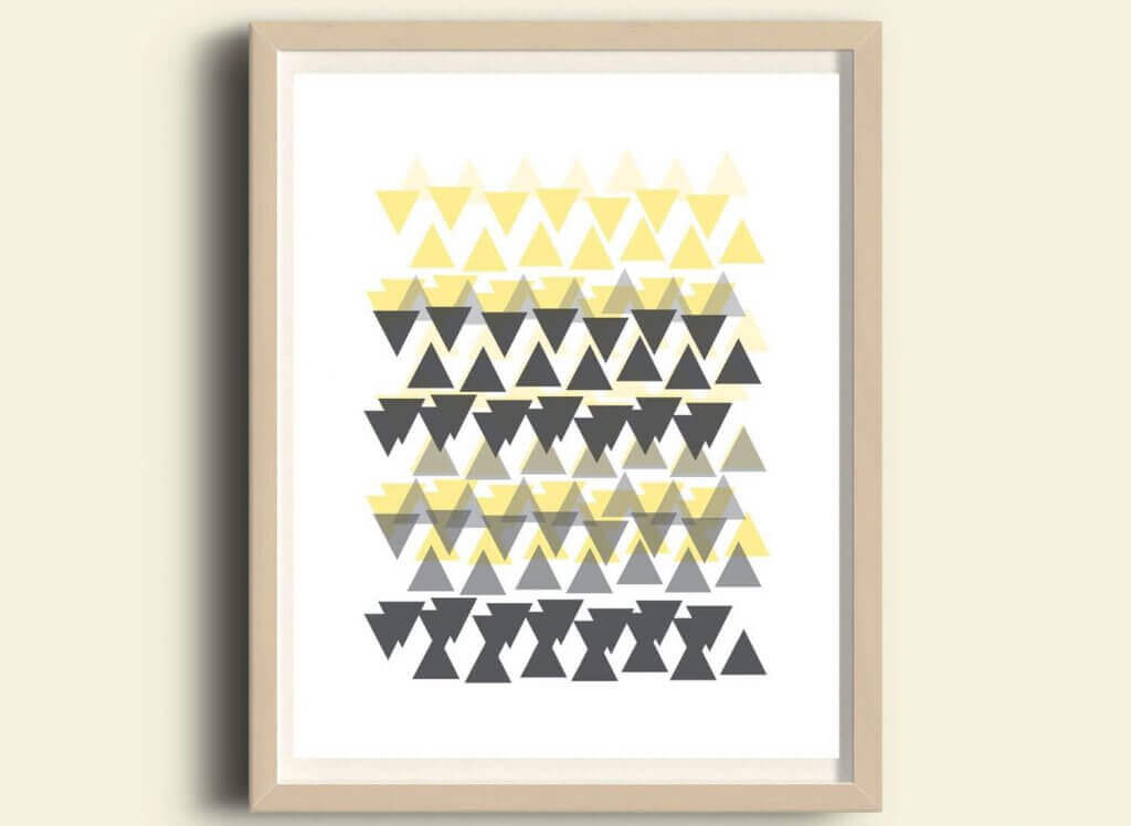 スカンジナビアスタイルの幾何学デザイン