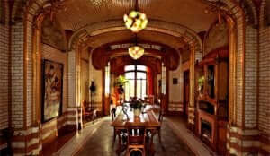 タッセル邸の内部 モダニズム建築:タッセル邸のインテリアデザイン