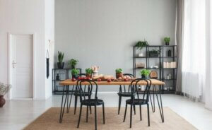 エスパルトグラスのラグを使ったインテリア