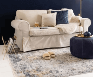 過去が垣間見えるビンテージスタイルのラグ