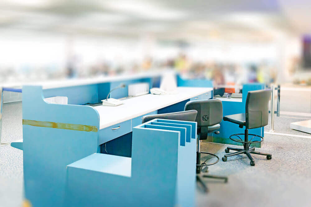 色 オフィス ブルー