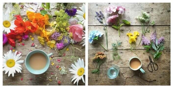 花とティーカップ インテリアの参考になるインスタのアカウント