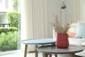 カラースキーム コーヒーテーブルのデコレーション