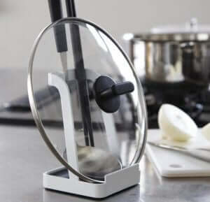 お玉&鍋ふたスタンド 山崎実業